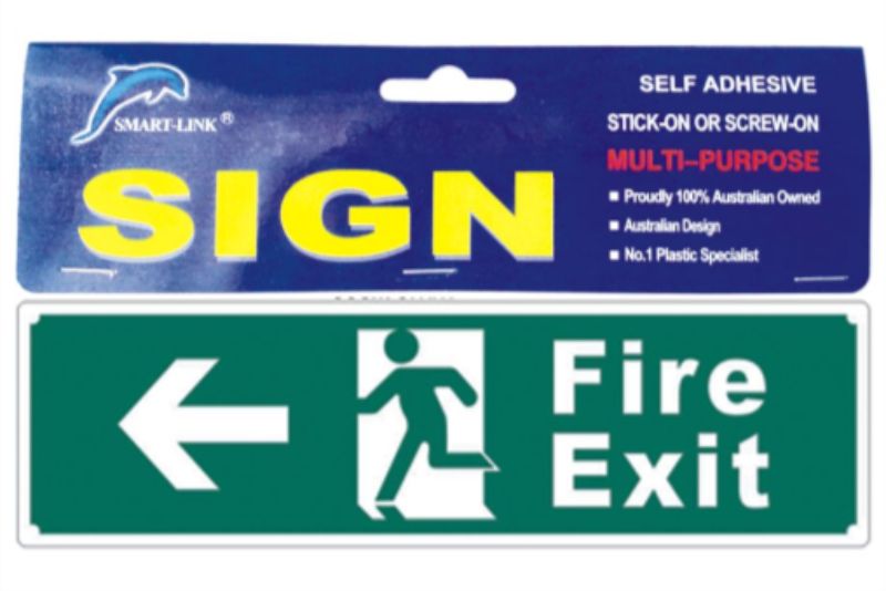 Sign - Fire Exit 1 (Set of 12)