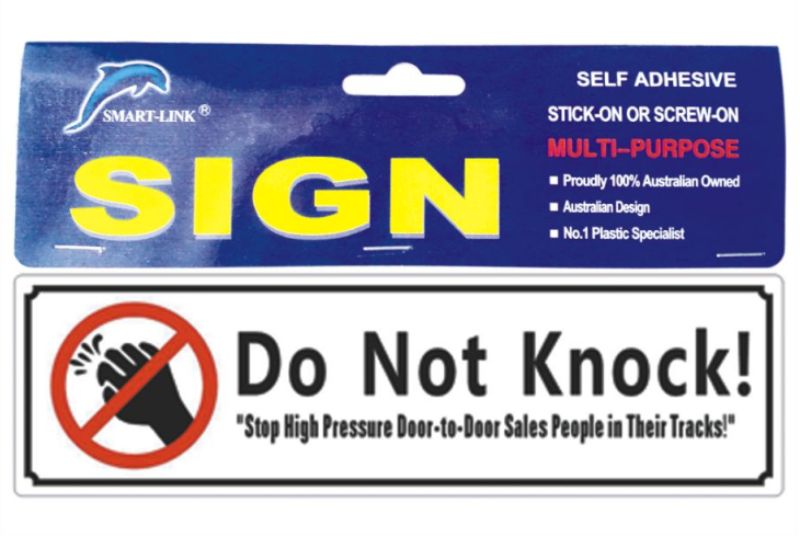Sign - Do Not Knock (Set of 6)