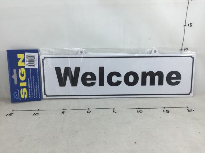 Sign - Welcome (Set of 6)