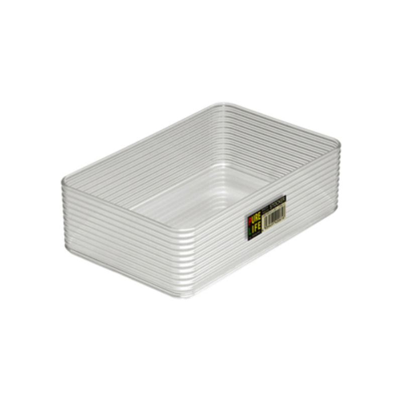 Crackling Stocker - Clear 20.3 x 13.3 x 6cm (Set of 10)