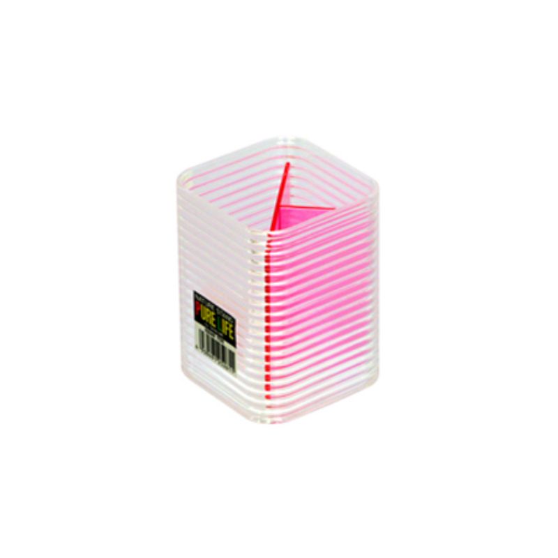 Nature - Stand Square Pink 9.7cm (Set of 10)