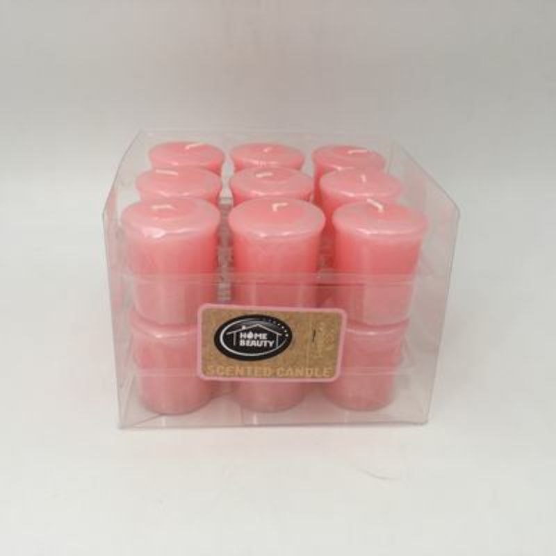 Votive Candle - Pink Sweetpea & Lily (Set of 18)