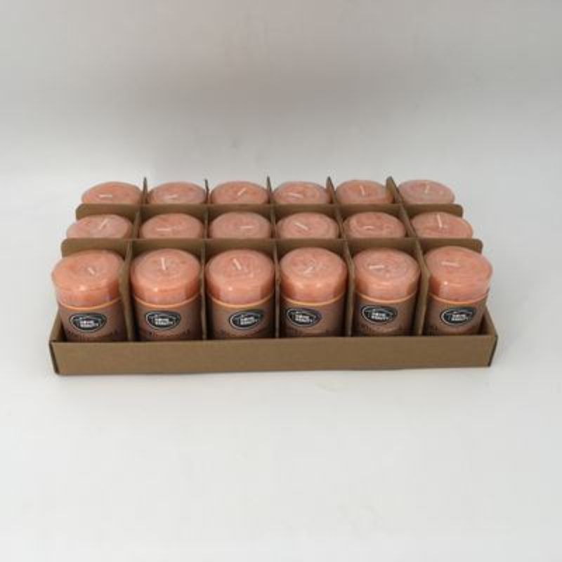 Scented Candle - Rustic Apricot 5 x 7.5cm (Set of 18)