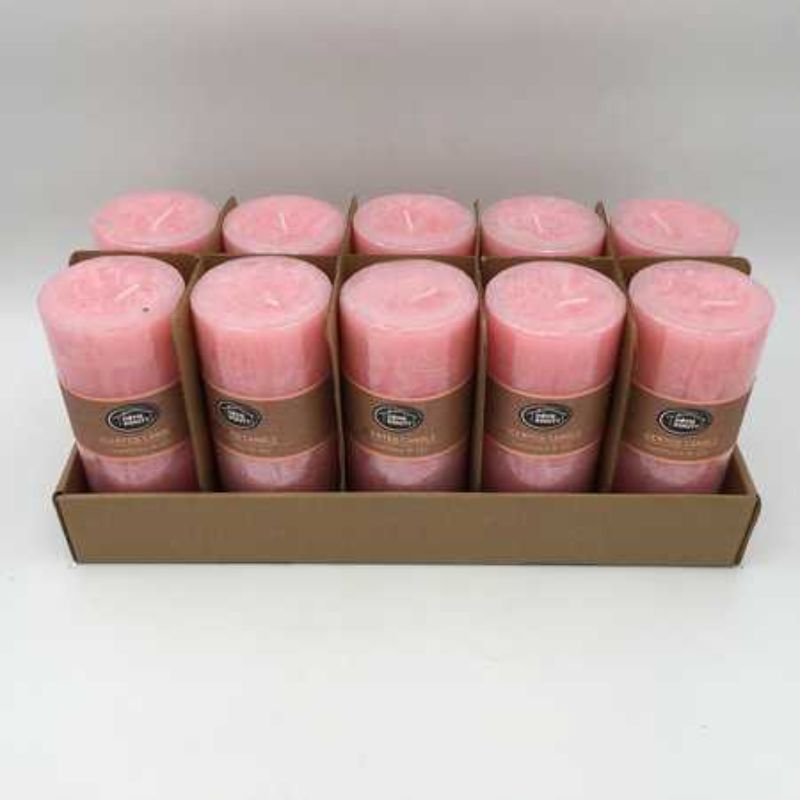 Scented Candle - Rustic Pink (7 x 15cm)