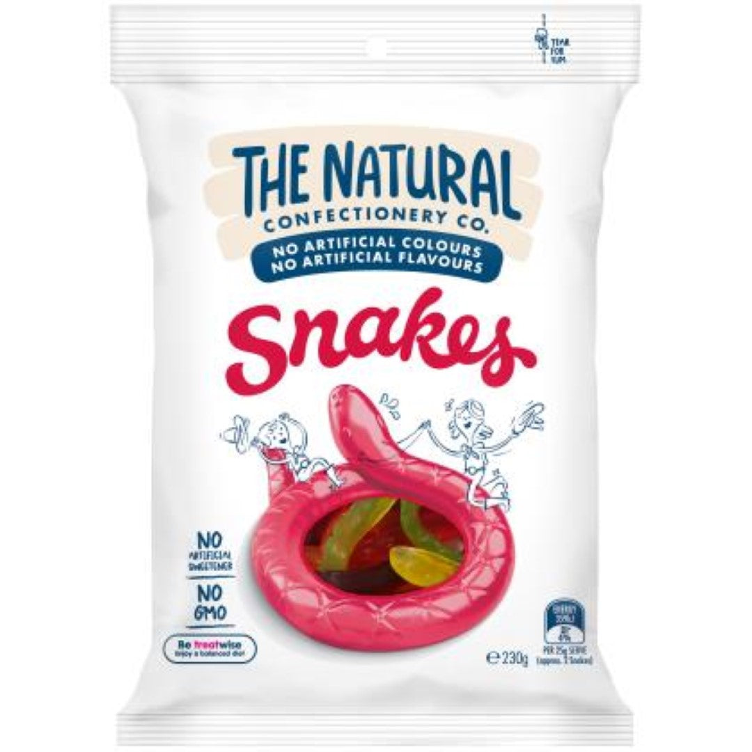 Lolly Snakes - The Natural Confectionery Company (230G)