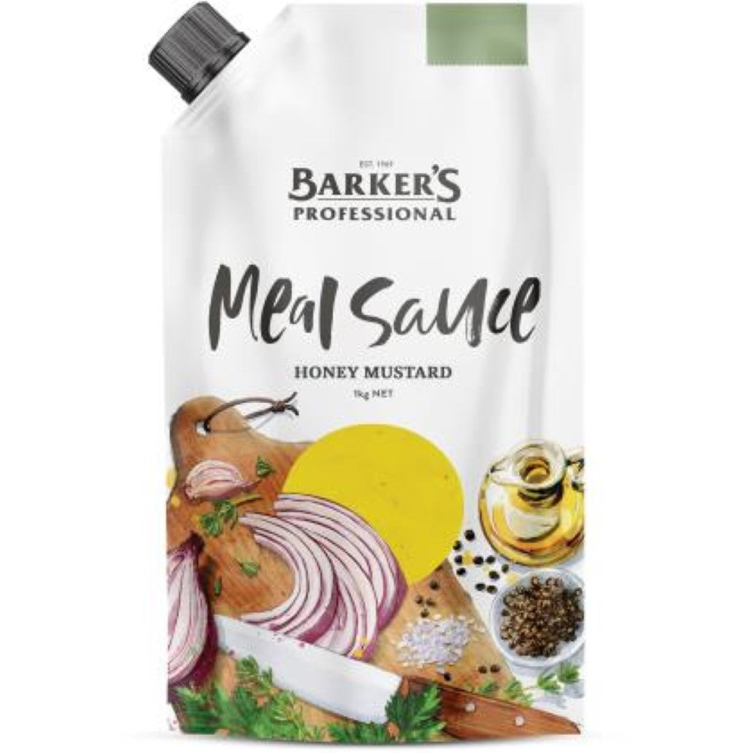 Sauce Meal Honey Mustard 1kg - Barkers (1KG)