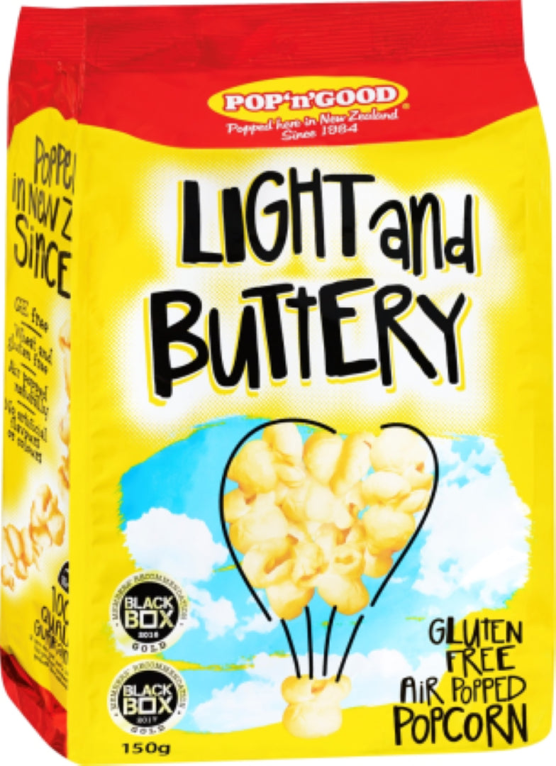 Popcorn Light And Buttery - Pop N Good (150G)