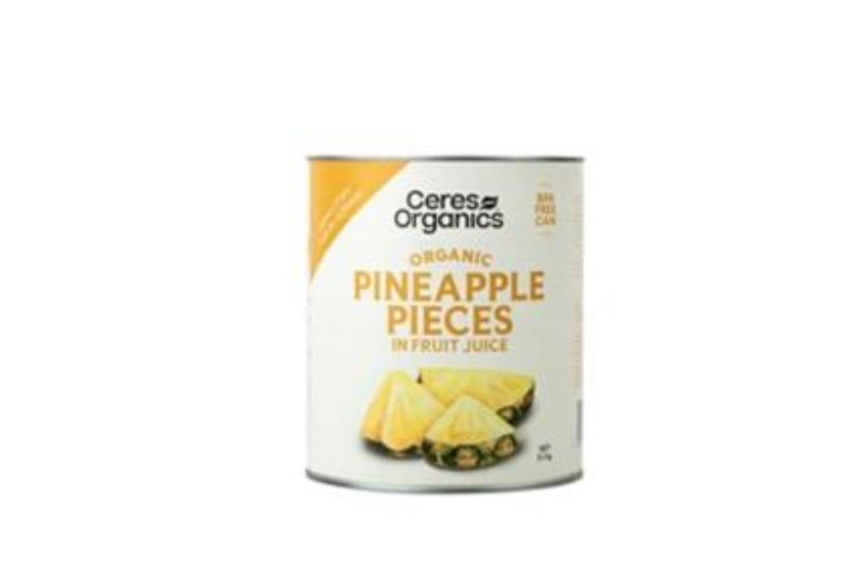 Pineapple Pieces In Juice Organic - Ceres (3.1KG)