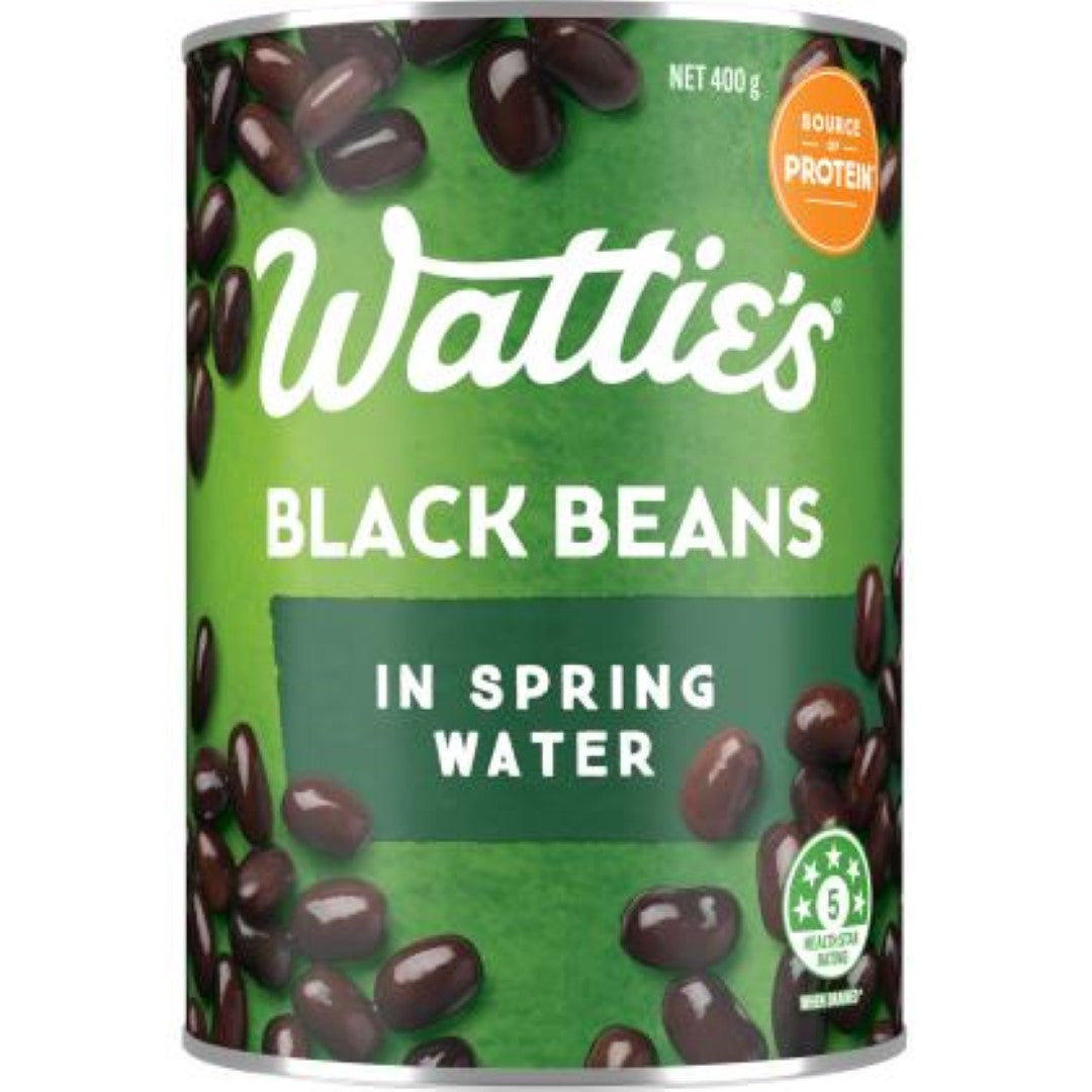 Beans Black in Springwater - Wattie's (400G)