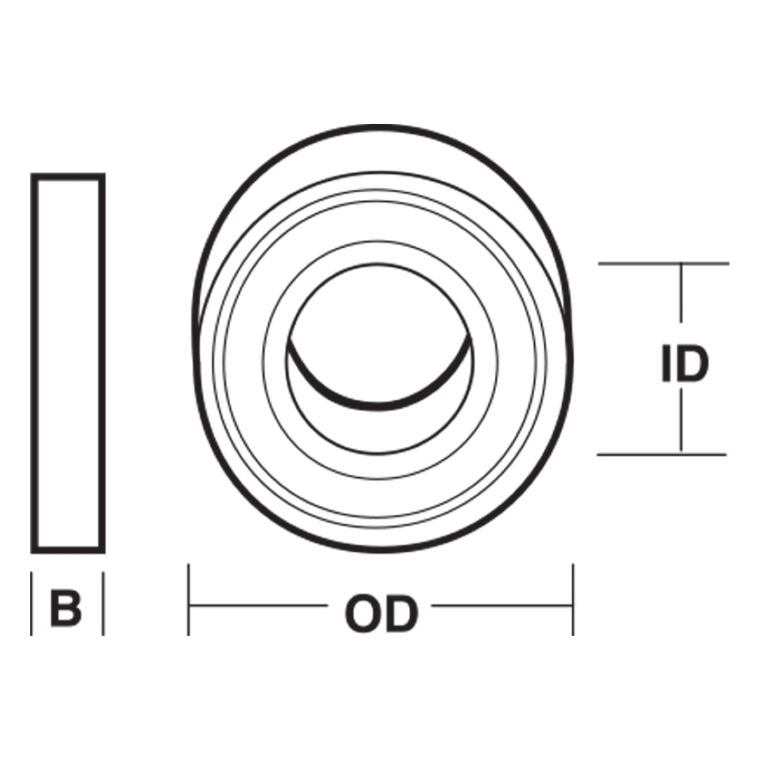 CARBITOOL Ball Bearing Guide (1/8" ID x 3/8" OD)