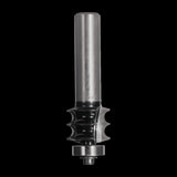 CARBITOOL Double Reed Bit with ball bearing guide, 2-flute carbide-tipped design for precise woodworking cuts.