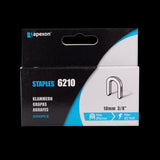 APEXON 10mm Cable Staples - 1000pc, ideal for securing cables up to 6mm, compatible with popular cable tackers.