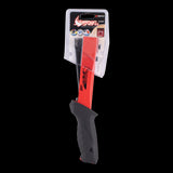 APEXON Heavy Duty Hammer Tacker with all-steel construction, ergonomic grip, and easy bottom-loading staple mechanism.