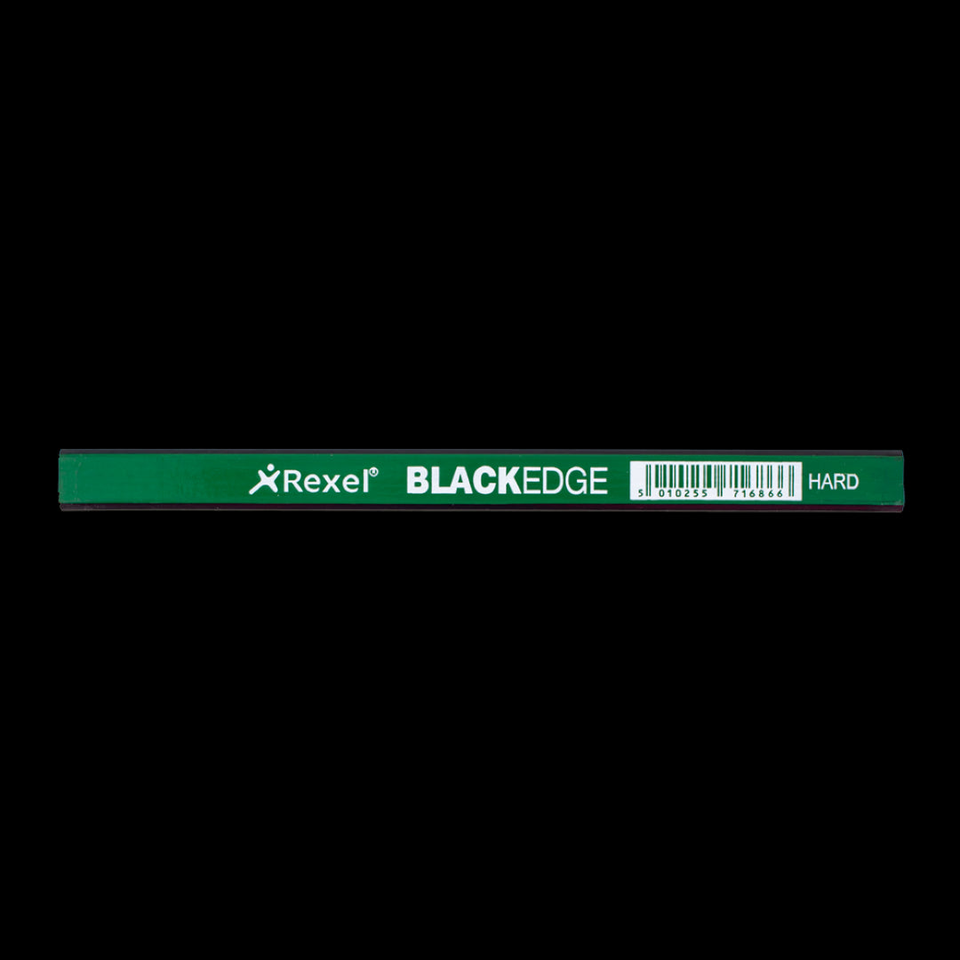 BLACKEDGE Hard Green Carpenter Pencil, oblong shape, precision markings, durable, 175mm long, ideal for woodworking tasks.