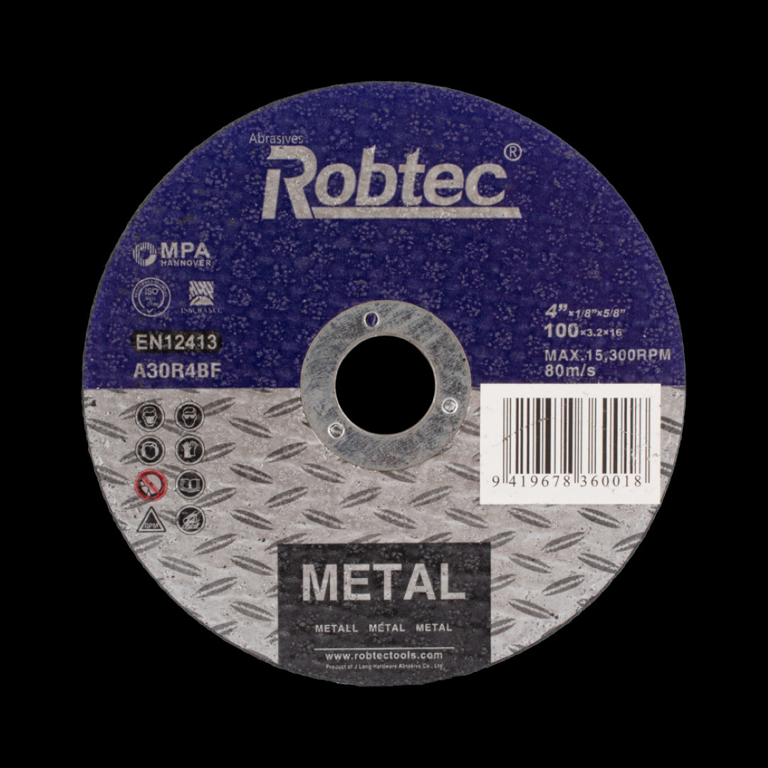 ROBTEC Cutting Wheel for Metal (100mm x 3.2mm x 16mm)