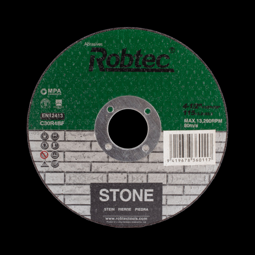 ROBTEC Cutting Wheel for Stone (115mm x 3.2mm x 22.2mm)