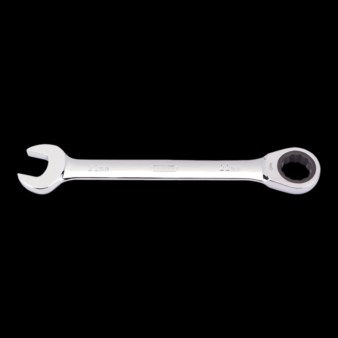 DRAPER 22mm Ratcheting Combination Spanner