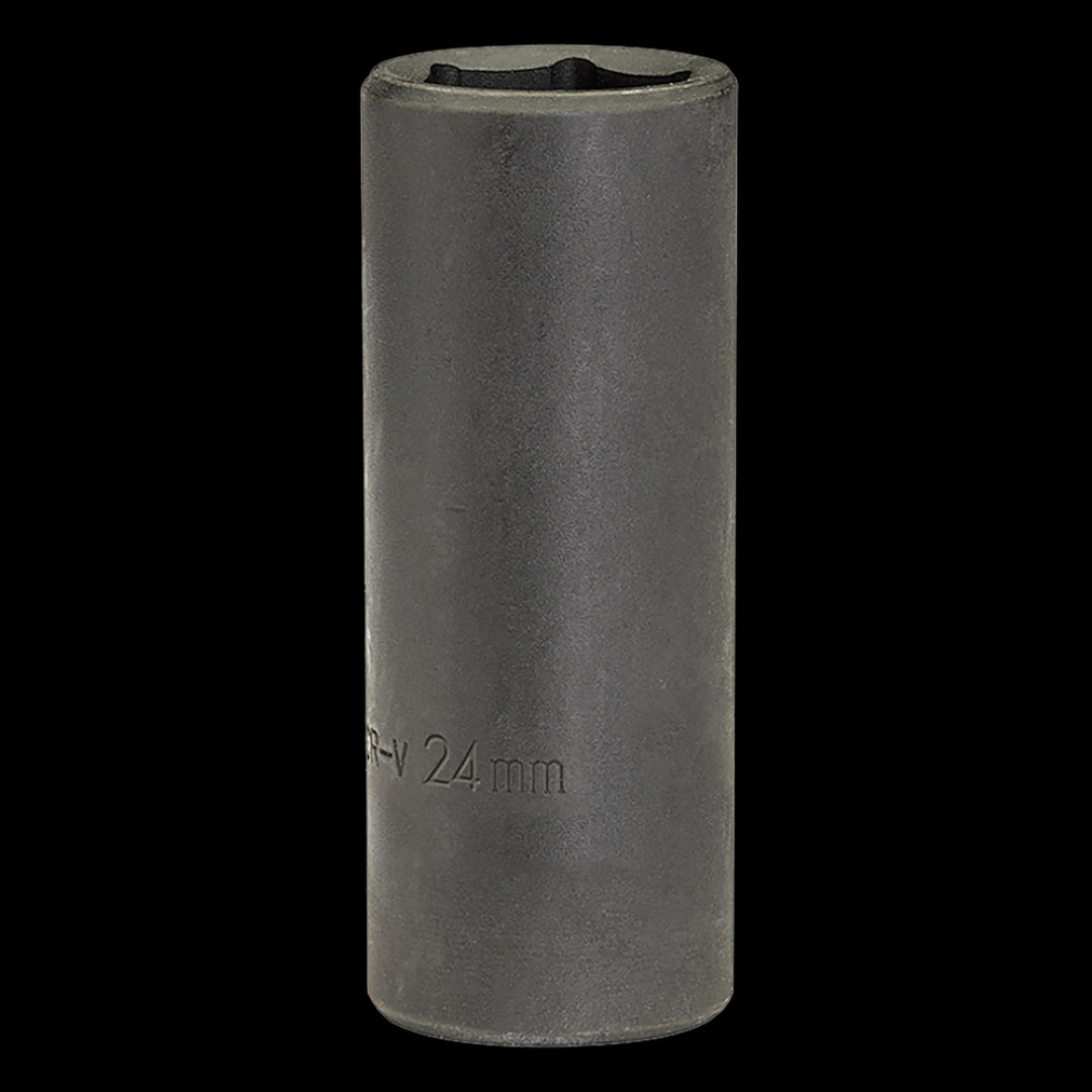 DRAPER 24mm 1/2 Inch Drive Deep Impact Socket