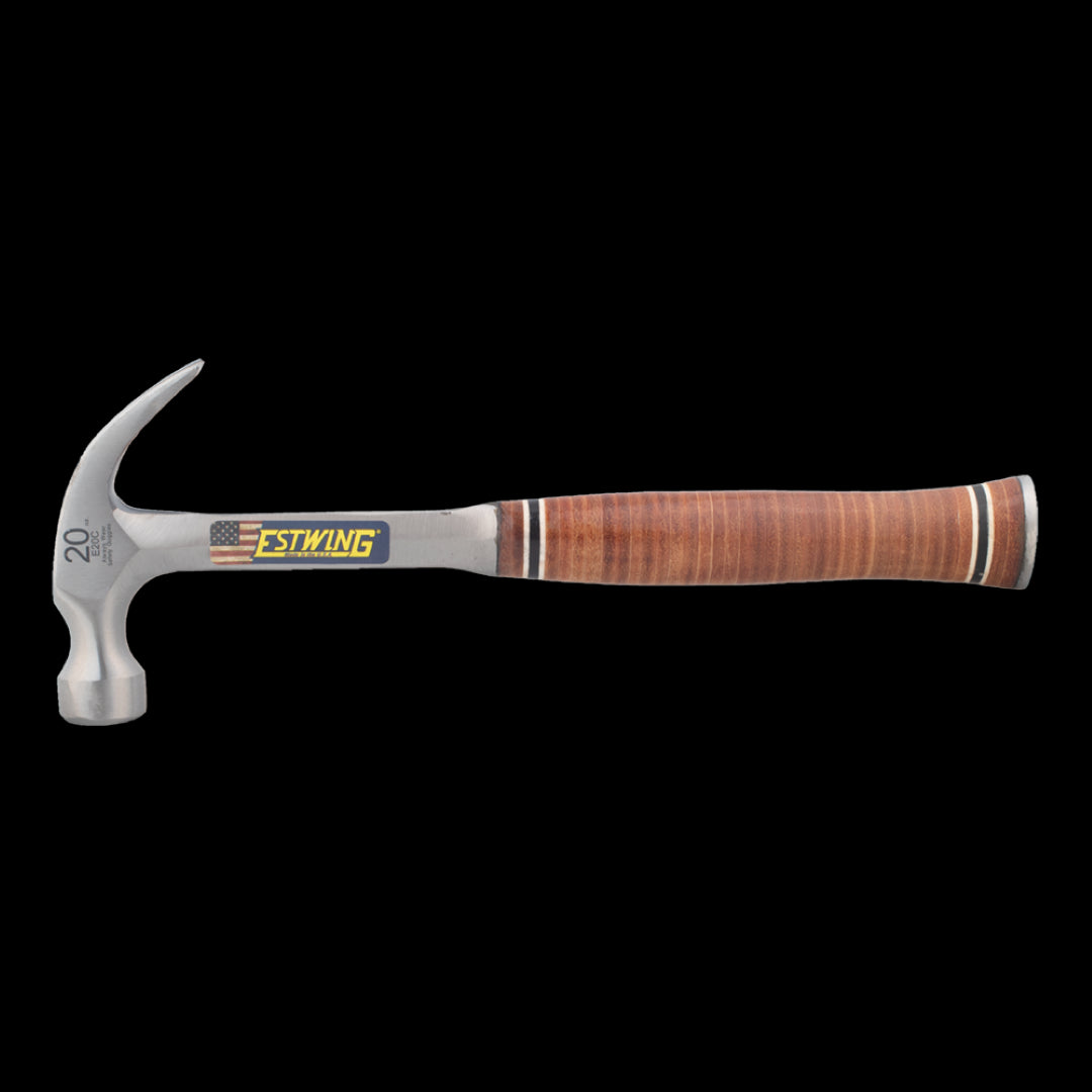 ESTWING 20oz Leather Grip Claw Hammer