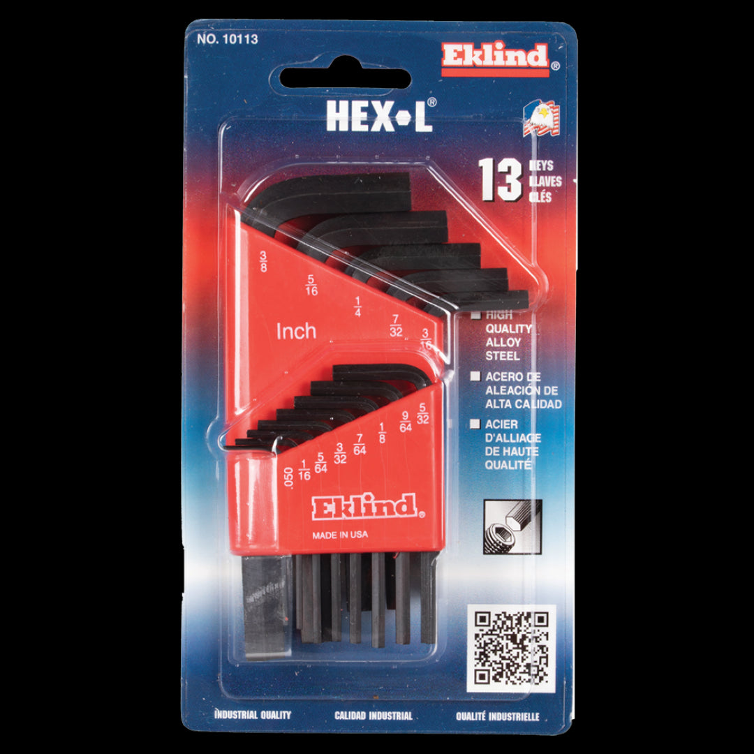 EKLIND Short Hex Key Set - 13pc