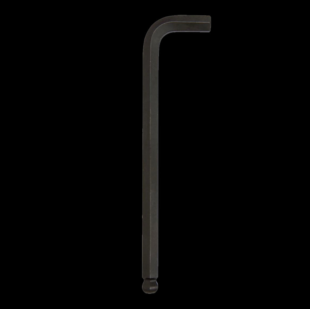 EKLIND 17mm Ball Hex-L Key with durable Eklind Alloy Steel, ball-end design for angled access, black finish for rust resistance.