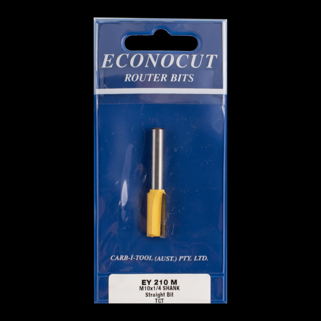 ECONOCUT Straight Bit - 2 Flute - Carbide Tipped (10mm x 20mm)