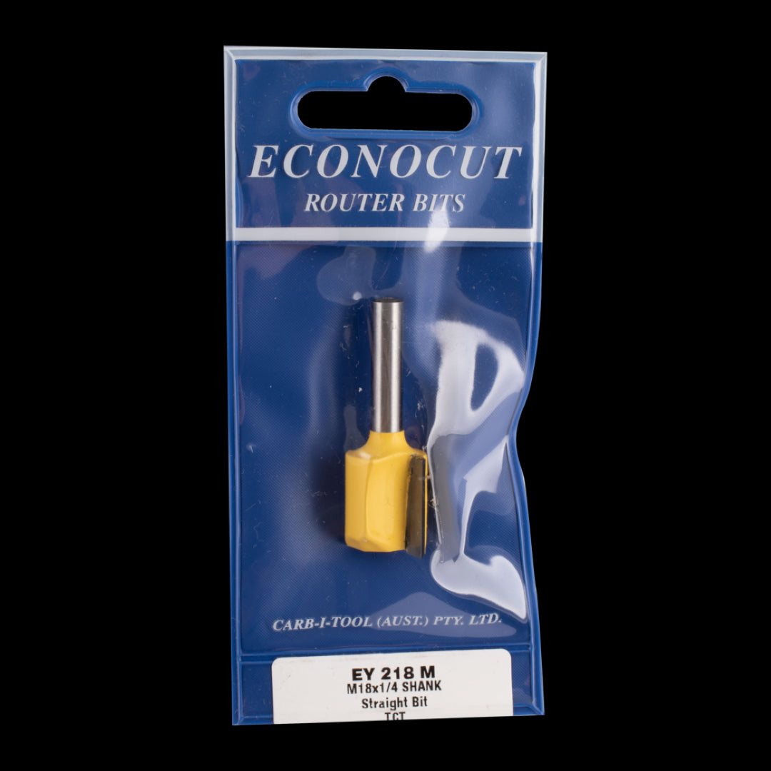 ECONOCUT Straight Bit - 2 Flute - Carbide Tipped (18mm x 20mm)