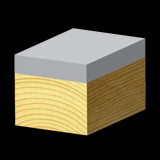ECONOCUT Flush Trimming Bit with Ball Bearing Guide - 2 Flute - Carbide Tipped (9.5mm x 12.7mm)