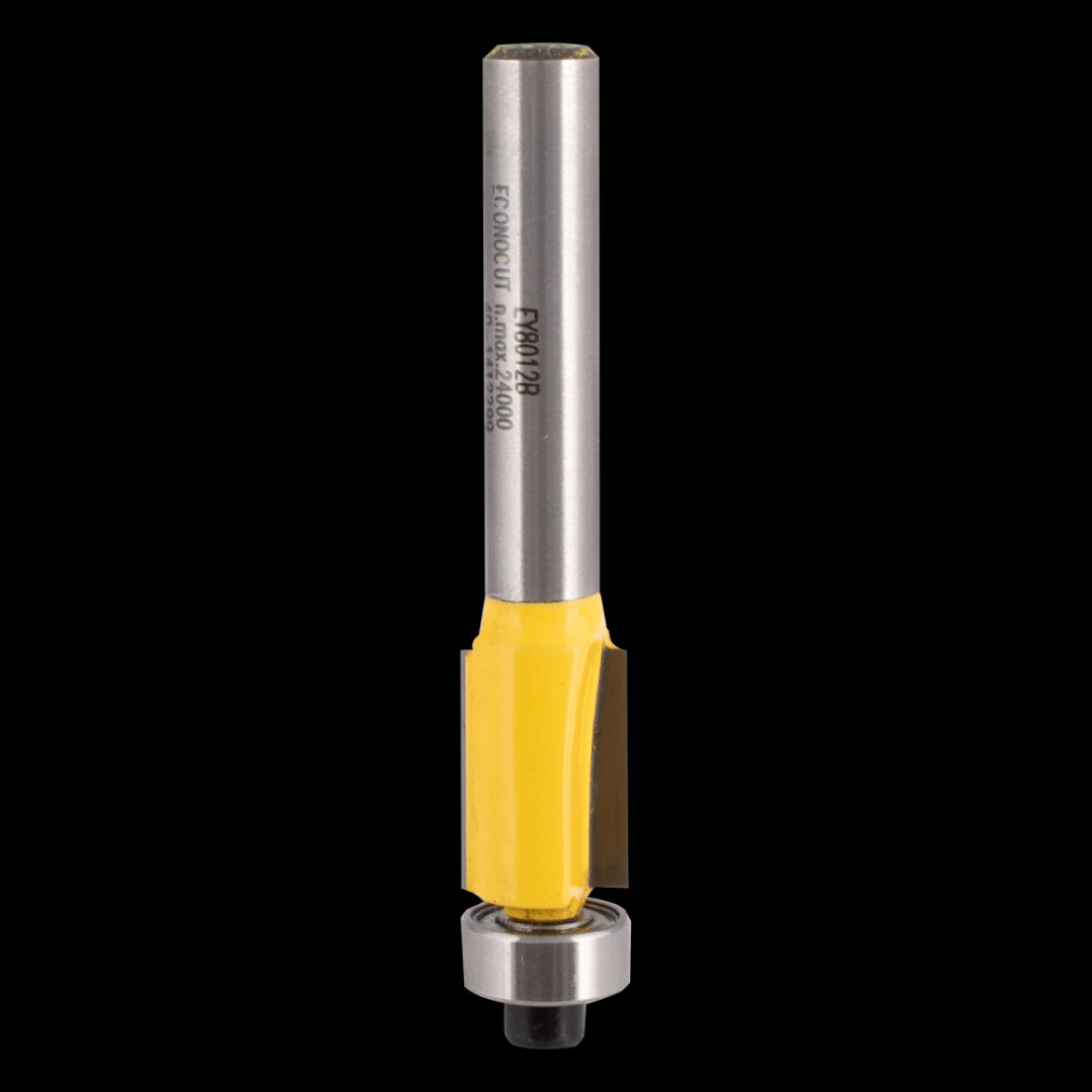 ECONOCUT Flush Trimming Bit with Ball Bearing Guide - 2 Flute - Carbide Tipped (9.5mm x 12.7mm)
