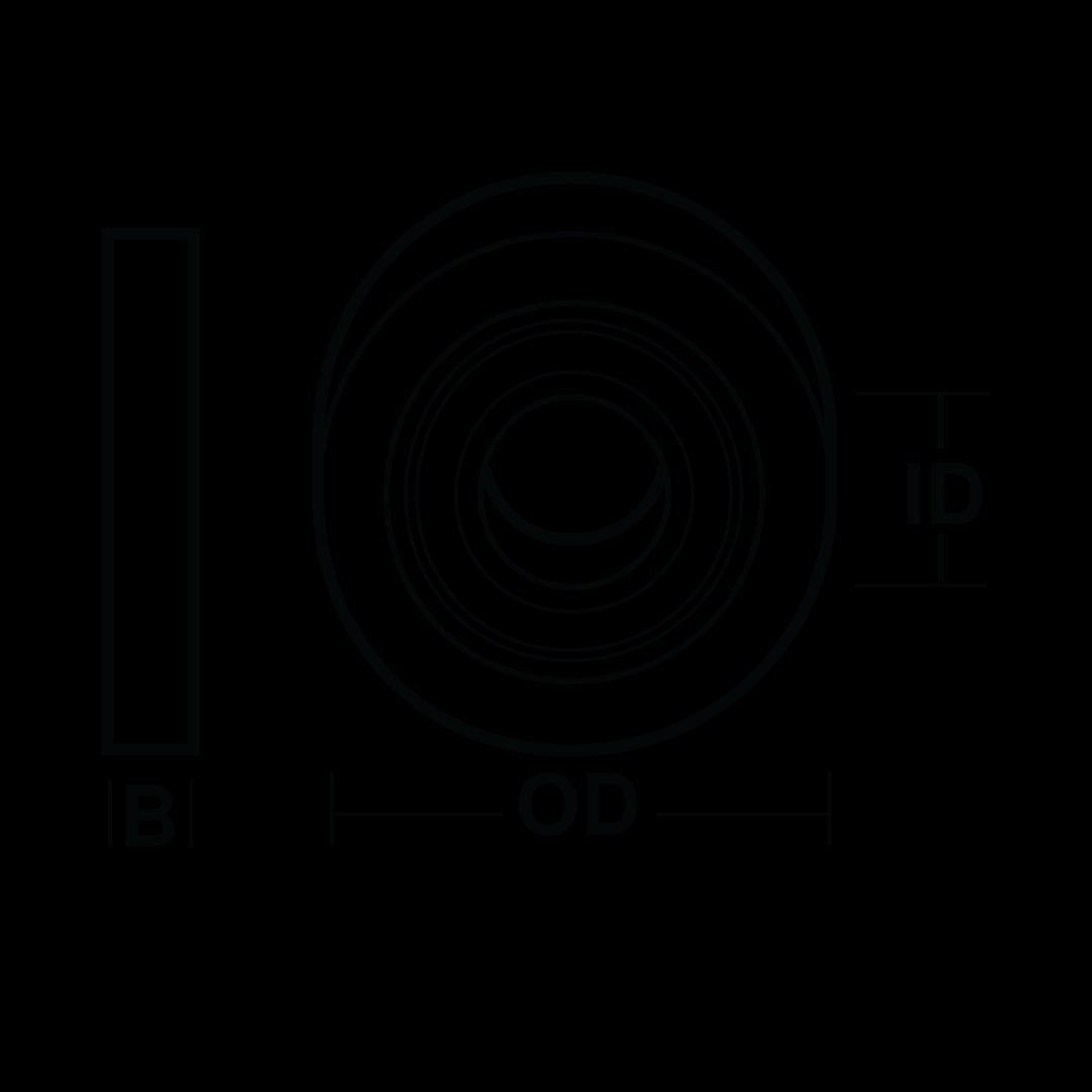 ECONOCUT Ball Bearing Guide (5mm ID x 16mm OD)