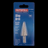 FAITHFULL HSS Step Drill Bit (6-20mm)