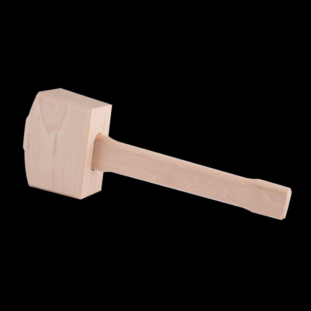 FOOTPRINT Wooden Carpenters Mallet made of durable beechwood, perfect for precision woodworking tasks.