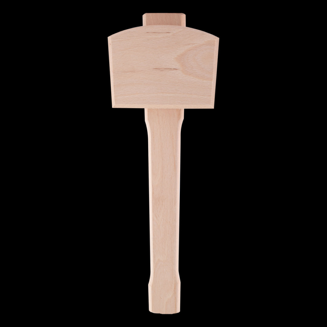 FOOTPRINT Wooden Carpenters Mallet crafted from beechwood, designed for precision and durability in woodworking projects.