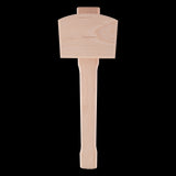 FOOTPRINT Wooden Carpenters Mallet made of premium beechwood, designed for precision striking in woodworking tasks.