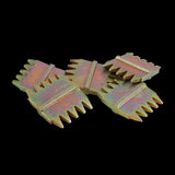 FOOTPRINT 25mm Toothed Scutch Combs and Droves (5 Pack)