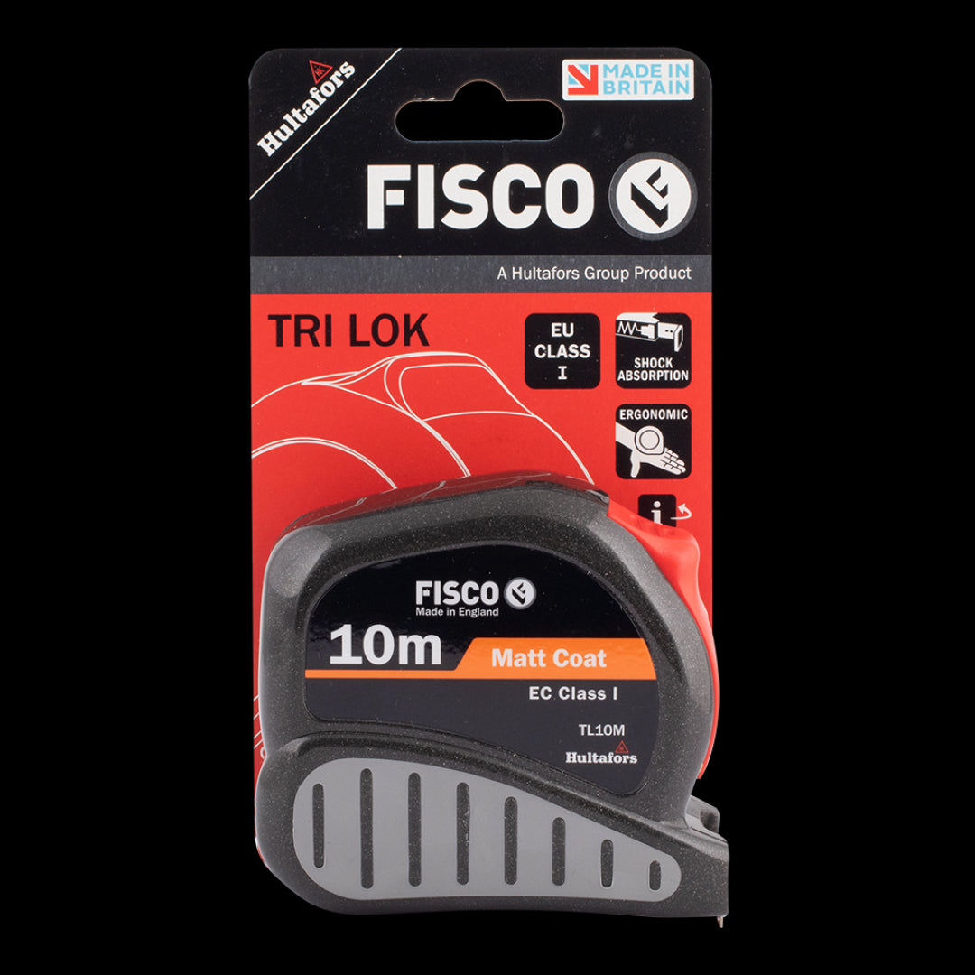 FISCO Tri Lok Measuring Tape (10m x 25mm)