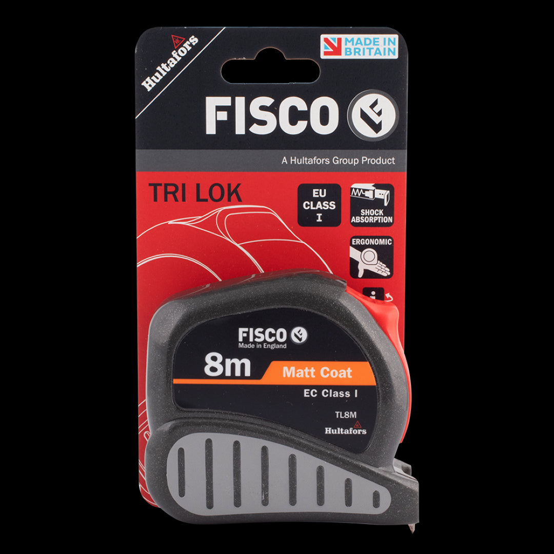 FISCO Tri Lok Measuring Tape (8m x 25mm)