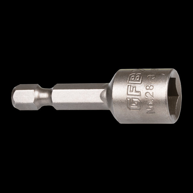 GFB 3/8" Nutsetter 42mm with magnetic tip, ideal for efficient nut and bolt tightening, compatible with power drills.