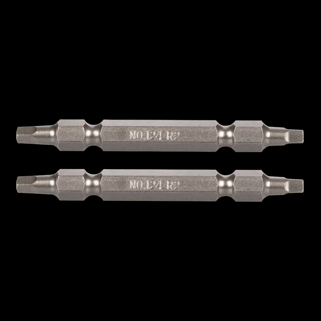 GFB No.2 Double Ended Square Bit - 65mm for versatile use in tight spaces, crafted for durability and efficiency.