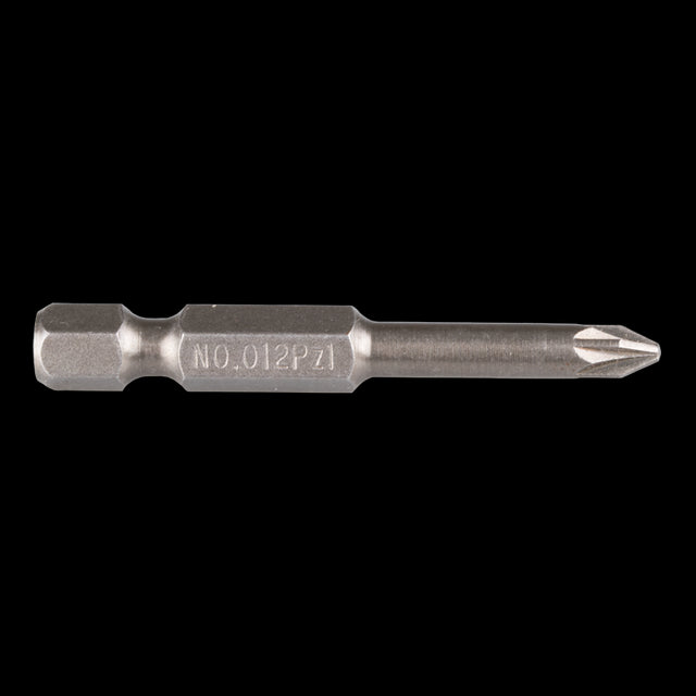 GFB No.1 Pozi Bit 50mm, durable screwdriver bit for precise fastening in construction and DIY projects.