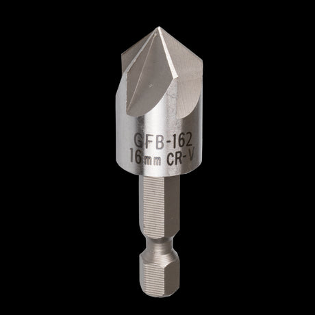 GFB 16mm Countersink Bit for precise woodworking and metalworking, creating smooth, tapered holes in various materials.