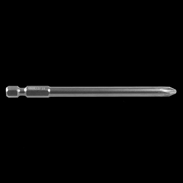 GFB No.2 Phillips Bit - 100mm, durable screwdriver bit for precision driving in tight spaces and various materials.