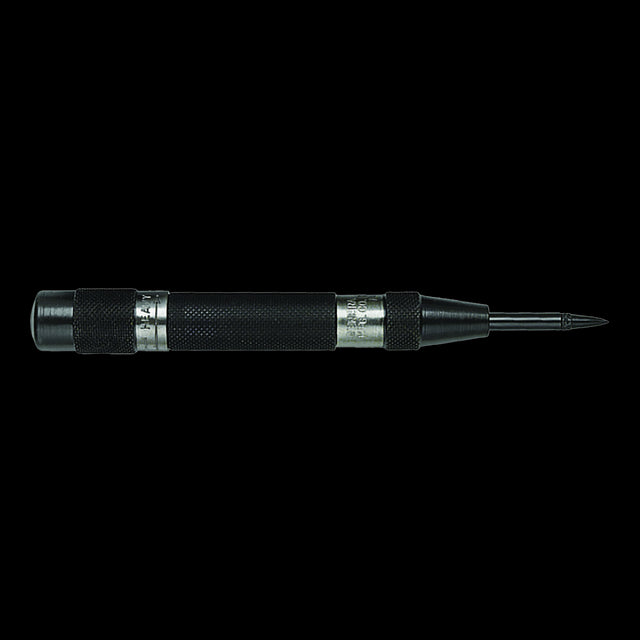 GENERAL Automatic Centre Punch for precise marking on wood, metal, and tubing; robust design, replaceable steel point.