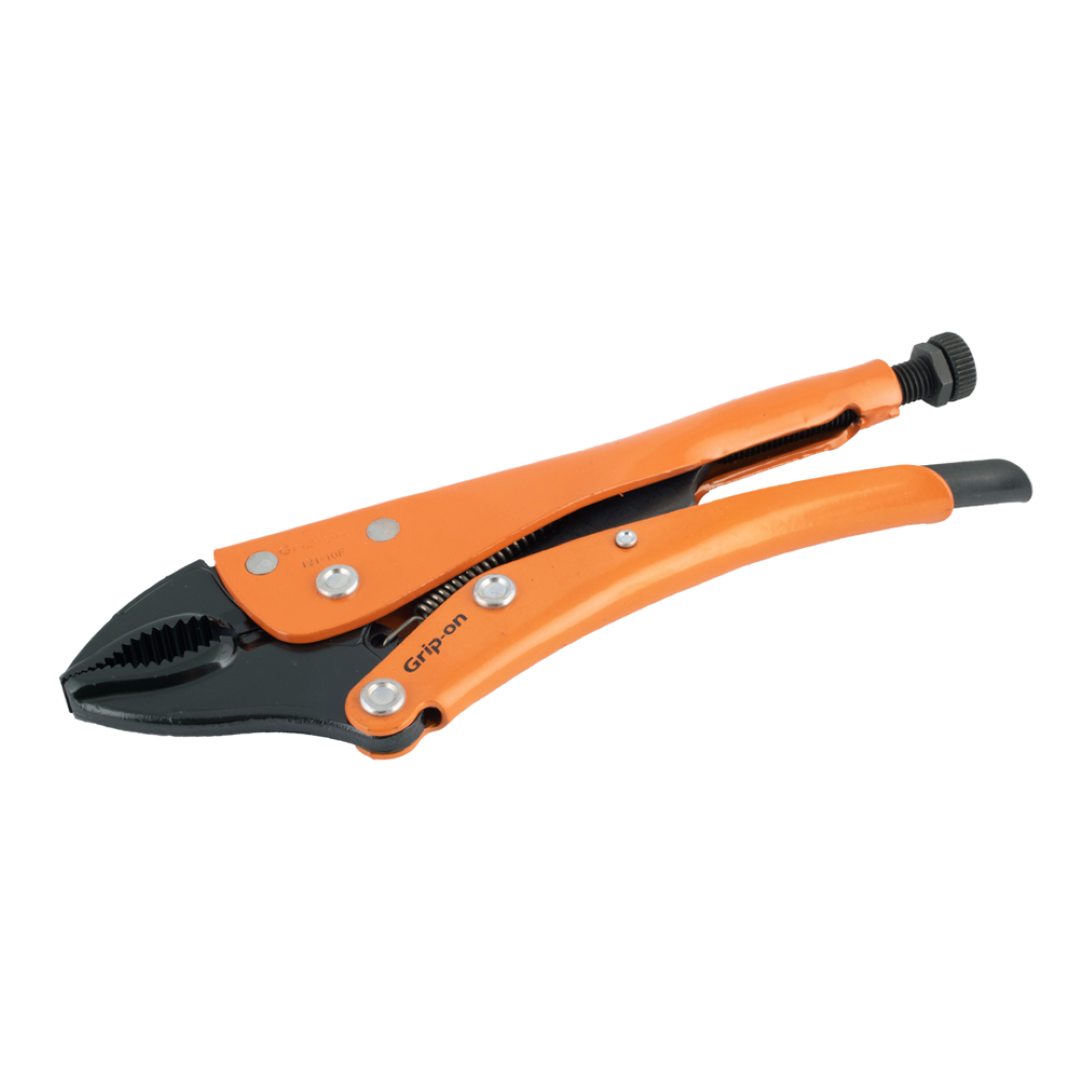 GRIP-ON 240mm Curved Jaw with Wire Cutter Locking Plier