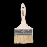 HAYDN 100mm Chip Brush with ergonomic wooden handle for precision solvent applications and strong adhesive dispersal.