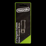 HAYDN 14mm Corner Scraper Blade with tungsten carbide tip for precise scraping in woodworking projects.