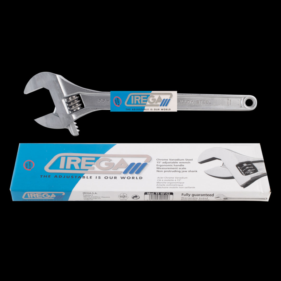 IREGA Adjustable Wrench (375mm x 43mm CAP)