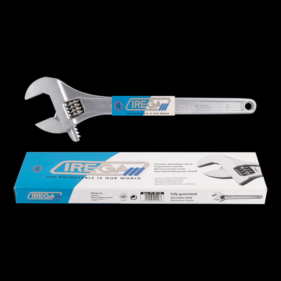 IREGA Adjustable Wrench (450mm x 53mm CAP)