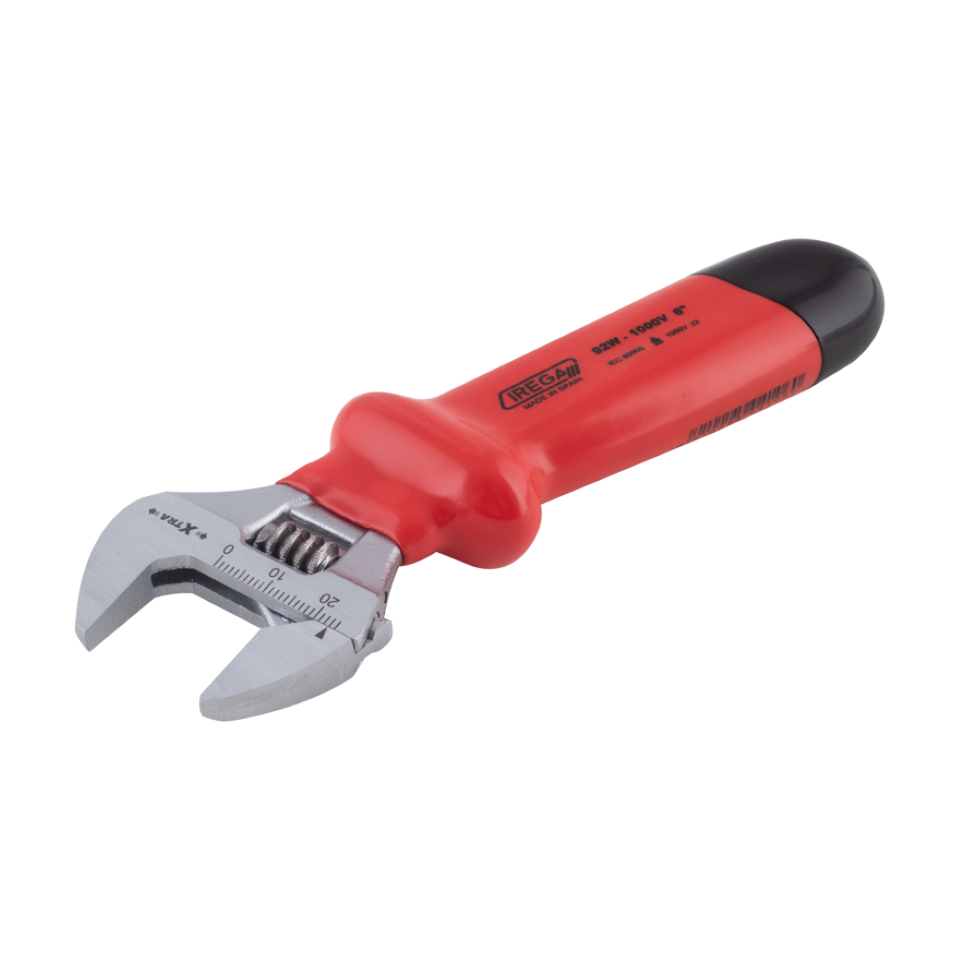 IREGA 1000V Insulated Adjustable Wrench (150mm x 24mm CAP)
