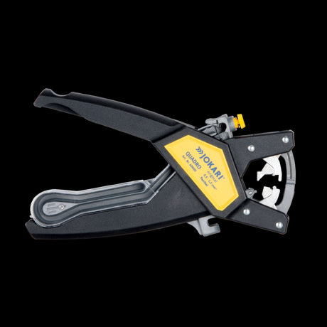 JOKARI Wire Stripper & Crimper: versatile tool for cutting, stripping, twisting, and crimping electrical wires efficiently.